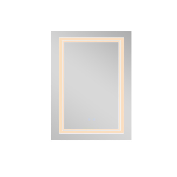 Зеркало Qtap Cardinal 600х800 с LED-подсветкой Touch, с антизапотеванием, с диммером, рег. темп. цвета (3000-6500K) QT0478C6080