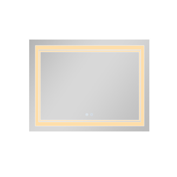 Зеркало Qtap Cardinal (CA1) 1000х800 с LED-подсветкой Touch, с антизапотеванием, с диммером, рег. темп. цвета (3000-6500K) QT0478C10080