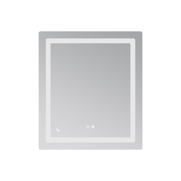 Зеркало Lidz Kubis (KU2) 700х800 с LED-подсветкой Touch, с антизапотеванием, с диммером, рег. яркости LD78LF904708048447