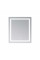 Зеркало Lidz Kubis (KU2) 700х800 с LED-подсветкой Touch, с антизапотеванием, с диммером, рег. яркости LD78LF904708048447