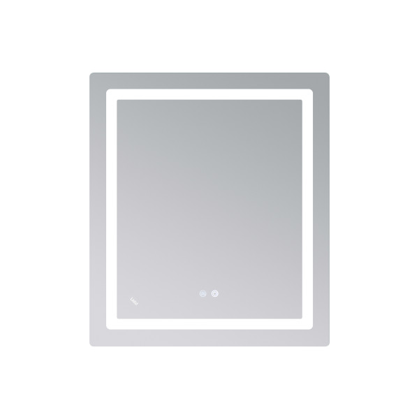 Зеркало Lidz Kubis (KU2) 700х800 с LED-подсветкой Touch, с антизапотеванием, с диммером, рег. яркости LD78LF904708048447