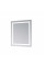 Зеркало Lidz Kubis (KU2) 700х800 с LED-подсветкой Touch, с антизапотеванием, с диммером, рег. яркости LD78LF904708048447