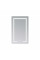 Зеркало Lidz Kubis (KU2) 500х800 с LED-подсветкой Touch, с антизапотеванием, с диммером, рег. яркости LD78LF936508048448