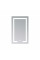 Зеркало Lidz Kubis (KU2) 500х800 с LED-подсветкой Touch, с антизапотеванием, с диммером, рег. яркости LD78LF936508048448