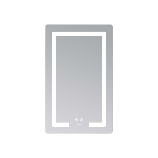 Зеркало Lidz Kubis (KU2) 500х800 с LED-подсветкой Touch, с антизапотеванием, с диммером, рег. яркости LD78LF936508048448