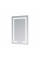 Зеркало Lidz Kubis (KU2) 500х800 с LED-подсветкой Touch, с антизапотеванием, с диммером, рег. яркости LD78LF936508048448