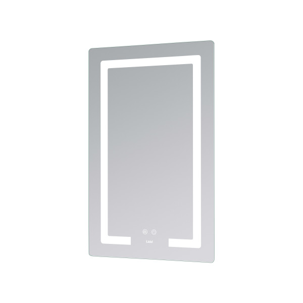 Зеркало Lidz Kubis (KU2) 500х800 с LED-подсветкой Touch, с антизапотеванием, с диммером, рег. яркости LD78LF936508048448