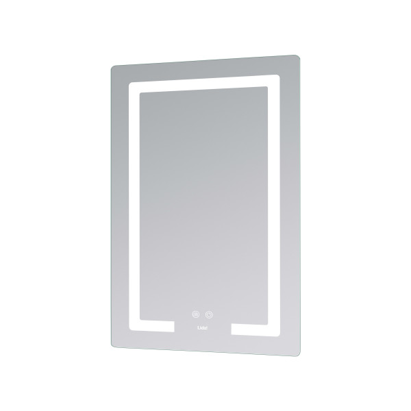 Зеркало Lidz Kubis (KU2) 600х800 с LED-подсветкой Touch, с антизапотеванием, с диммером, рег. яркости LD78LF937608048449