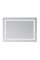 Зеркало Lidz Kubis (KU2) 1000х800 с LED-подсветкой Touch, с антизапотеванием, с диммером, рег. яркости LD78LF6141008048450