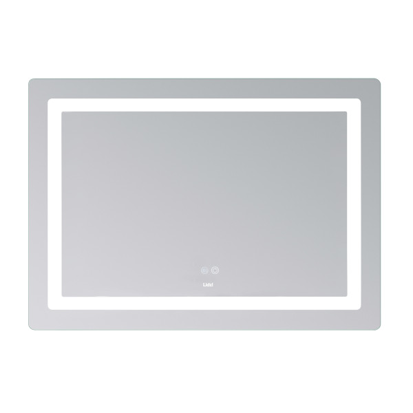 Зеркало Lidz Kubis (KU2) 1000х800 с LED-подсветкой Touch, с антизапотеванием, с диммером, рег. яркости LD78LF6141008048450