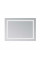 Зеркало Lidz Kubis (KU2) 900х700 с LED-подсветкой Touch, с антизапотеванием, с диммером, рег. яркости LD78LF904907048452
