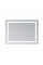 Зеркало Lidz Kubis (KU1) 900х700 с LED-подсветкой Touch, с антизапотеванием, с диммером, рег. яркости LD78LF904907048451