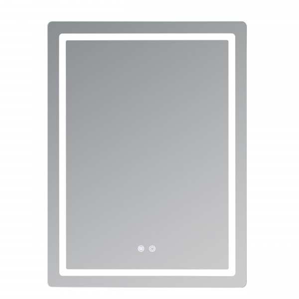 Зеркало Qtap Mideya (MI2) 600х800 с LED-подсветкой Touch, с антизапотеванием, диммером, рег. яркости QT2078F6080