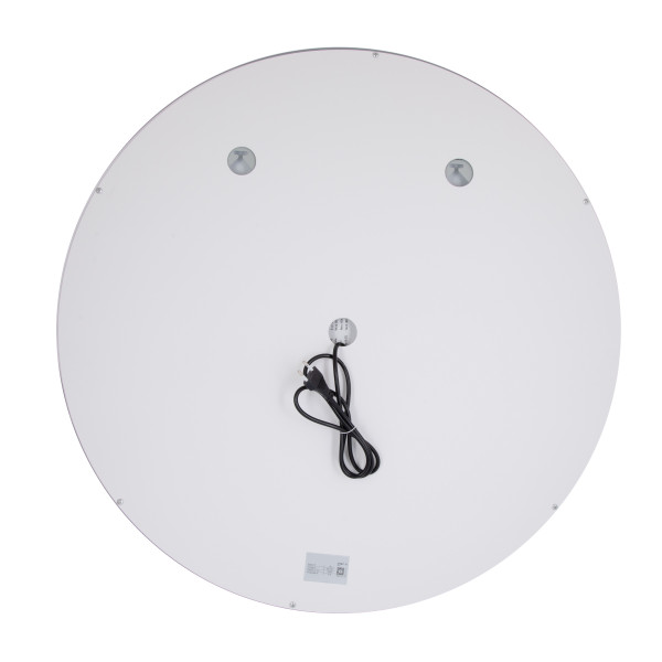 Зеркало Qtap Mideya (MI6) R900 с LED-подсветкой Touch, с антизапотеванием, диммером, рег. яркости QT2078NCR9090W