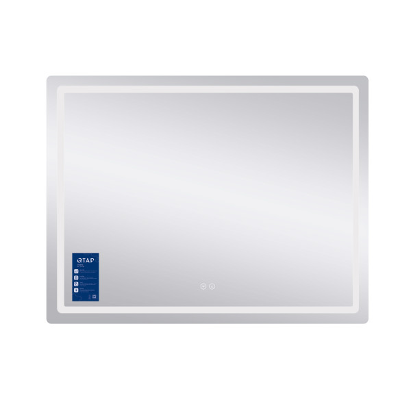 Зеркало Qtap Mideya (MI1) 1200х800 с LED-подсветкой Touch, с антизапотеванием, диммером, рег. яркости QT2078F12080