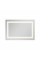 Зеркало Qtap Cardinal (CA1) 800х600 с LED-подсветкой Touch, с антизапотеванием, с диммером, рег. темп. цвета (3000-6500K) Reverse QT0478C8060