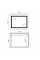 Зеркало Qtap Cardinal (CA2) 1000х800 с LED-подсветкой Touch, с антизапотеванием, с диммером, рег. темп. цвета (3000-6500K) QT0478C1008048455