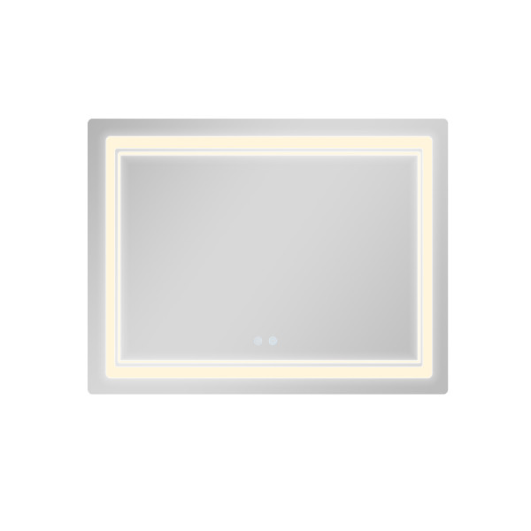 Зеркало Qtap Cardinal (CA2) 1000х800 с LED-подсветкой Touch, с антизапотеванием, с диммером, рег. темп. цвета (3000-6500K) QT0478C1008048455