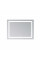 Зеркало Lidz Kubis (KU1) 700х500 с LED-подсветкой Touch, с антизапотеванием, с диммером, рег. яркости LD78LF90448485