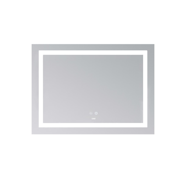 Зеркало Lidz Kubis (KU1) 700х500 с LED-подсветкой Touch, с антизапотеванием, с диммером, рег. яркости LD78LF90448485