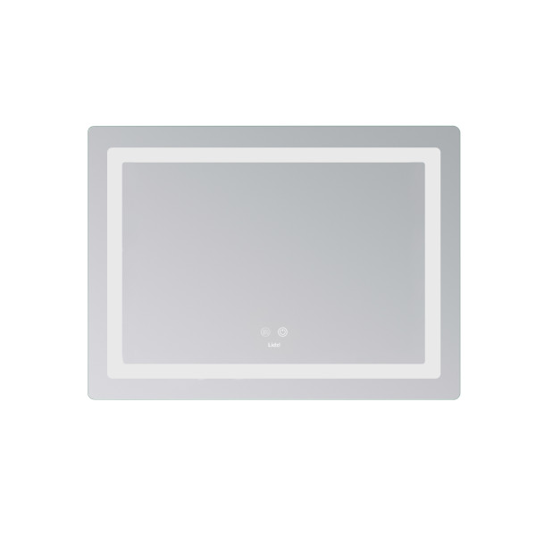 Зеркало Lidz Kubis (KU2) 700х500 с LED-подсветкой Touch, с антизапотеванием, с диммером, рег. яркости LD78LF90448486