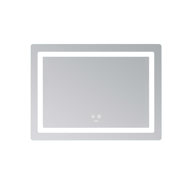 Зеркало Lidz Kubis (KU2) 700х500 с LED-подсветкой Touch, с антизапотеванием, с диммером, рег. яркости LD78LF90448486