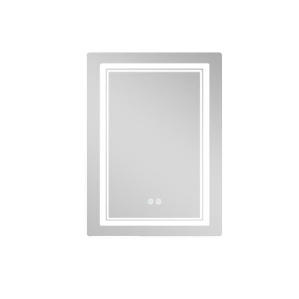 Зеркало Qtap Cardinal (CA2) 600х800 с LED-подсветкой Touch, с антизапотеванием, с диммером, рег. темп. цвета (3000-6500K) Reverse QT0478C608048453