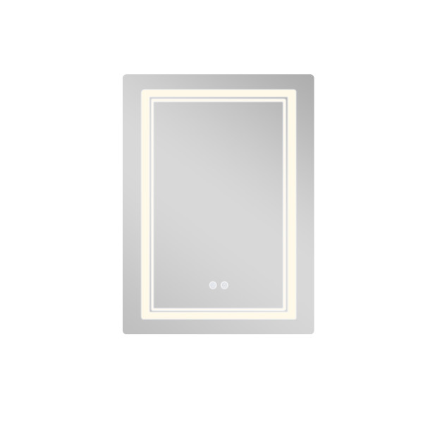 Зеркало Qtap Cardinal (CA2) 600х800 с LED-подсветкой Touch, с антизапотеванием, с диммером, рег. темп. цвета (3000-6500K) Reverse QT0478C608048453