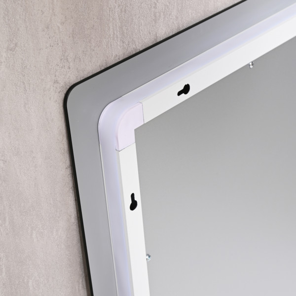 Зеркало Qtap Taurus (TA2) 800×700 мм с LED-подсветкой Touch, с антизапотеванием, с диммером, рег. темп. цвета (3000-6500K) QTTAU70070048955