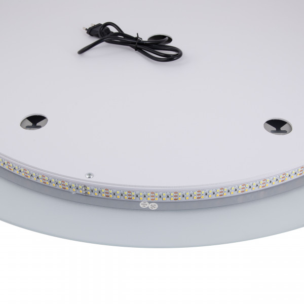 Зеркало Qtap Taurus R1000 с LED-подсветкой Touch, с антизапотеванием, с диммером QTTAUR100049004