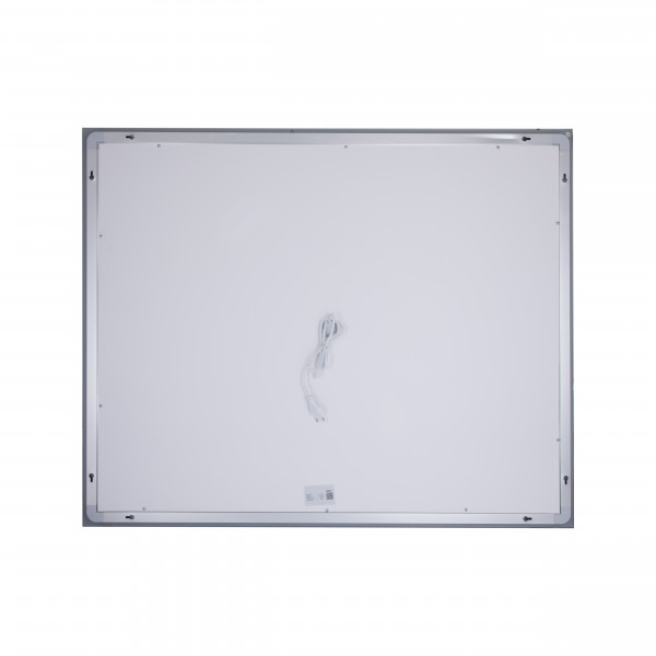 Зеркало Lidz Kubis (KU1) 1200х800 с LED-подсветкой Touch, с антизапотеванием, с диммером, рег. яркости LDKUB120080049008