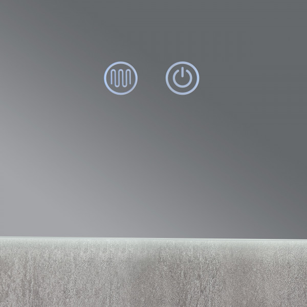 Зеркало Qtap Taurus (TA1) 800×700 мм с LED-подсветкой Touch, с антизапотеванием, с диммером, рег. темп. цвета (3000-6500K) QTTAU80070048954