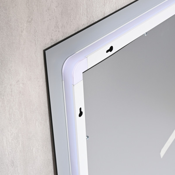 Зеркало Qtap Taurus (TA1) 800×700 мм с LED-подсветкой Touch, с антизапотеванием, с диммером, рег. темп. цвета (3000-6500K) QTTAU80070048954