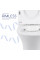Унитаз-компакт Qtap Presto безободковый с сиденьем Soft-close QT24221217AW