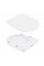 Унитаз-компакт Qtap Presto безободковый с сиденьем Soft-close QT24221217AW