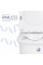 Унитаз-компакт Qtap Nando безободковый с сиденьем Soft-close QT12221222AW