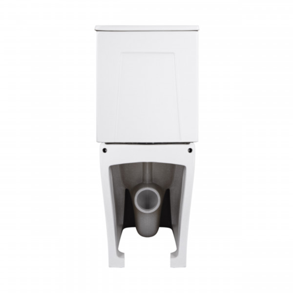 Унитаз-компакт Qtap Nando безободковый с сиденьем Soft-close QT12221222AW