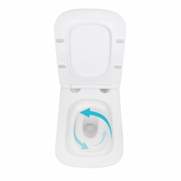 Унитаз подвесной Qtap Tern с сиденьем Soft-close QT17332303ASW