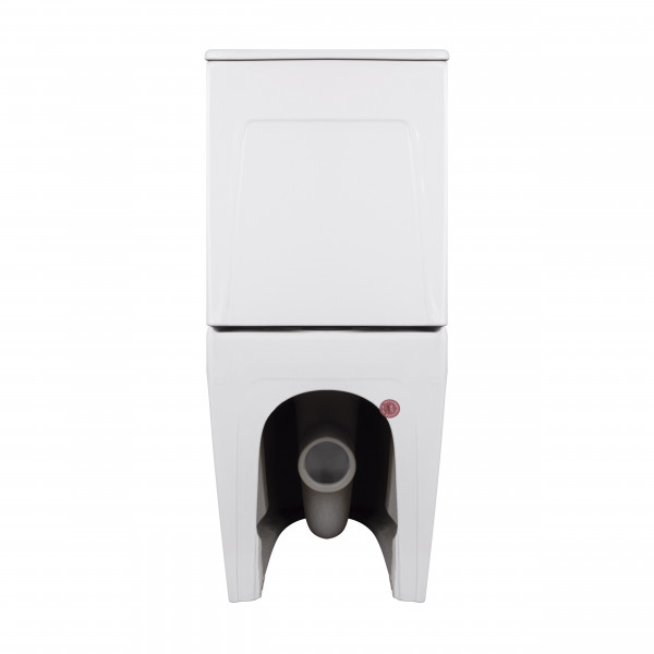 Унітаз-компакт Qtap Scorpio безободковий Ultra Quiet з сидінням Soft-close QT14226088AW