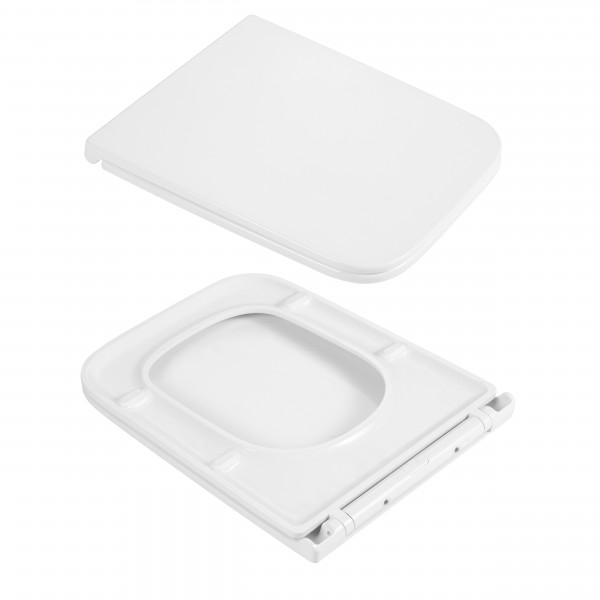 Унитаз подвесной Qtap Gemini безободковый с сиденьем Soft-closeQTGEM26W45430