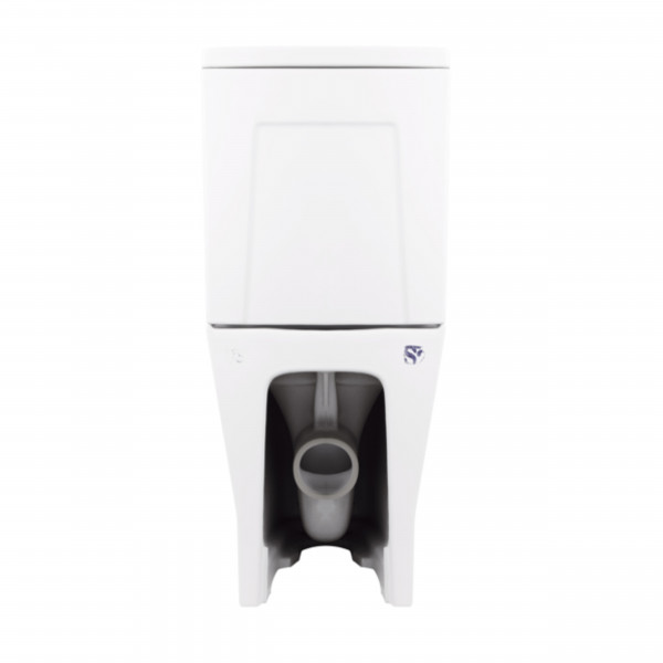 Унитаз-компакт Qtap Cardinal Ultra Quiet безободковый с сиденьем Soft-close QT04222168AUQ3W