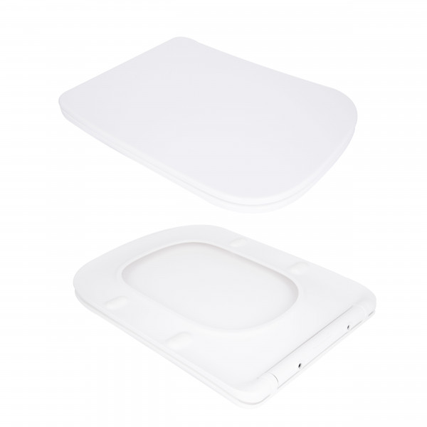 Унитаз напольный Qtap Tern Ultra Quiet безободковый с сиденьем Soft-Close QT17226003AW White