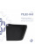 Унитаз подвесной Qtap Scorpio Ultra Quiet с сиденьем с сиденьем Soft-Close MATT BLACK QT14332380AMB