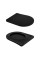 Унитаз подвесной Qtap Scorpio Ultra Quiet с сиденьем с сиденьем Soft-Close MATT BLACK QT14332380AMB