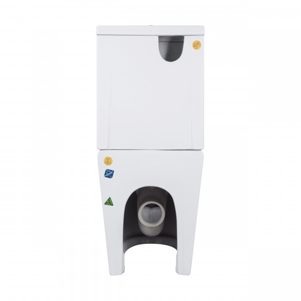 Унитаз напольный Qtap Swan Ultra Quiet с сидением Soft-close 640x360x835 мм QT16222182TW White