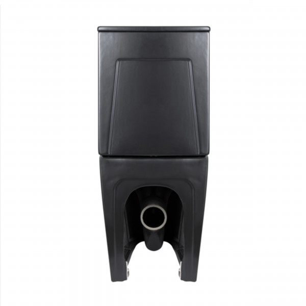 Унитаз напольный Qtap Scorpio Ultra Quiet безободковый с сиденьем Soft-Close MATT BLACK QT14226088AMB