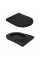 Унитаз напольный Qtap Scorpio Ultra Quiet безободковый с сиденьем Soft-Close MATT BLACK QT14226088AMB