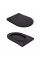 Унитаз напольный Qtap Robin Ultra Quiet безободковый с сиденьем Soft-Close MATT BLACK QT13226083AMB