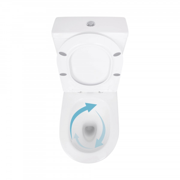 Унитаз напольный Qtap Jay Eco Ultra Quiet с сидением Soft-close 640x360x835 мм QTJAY27W48749 White