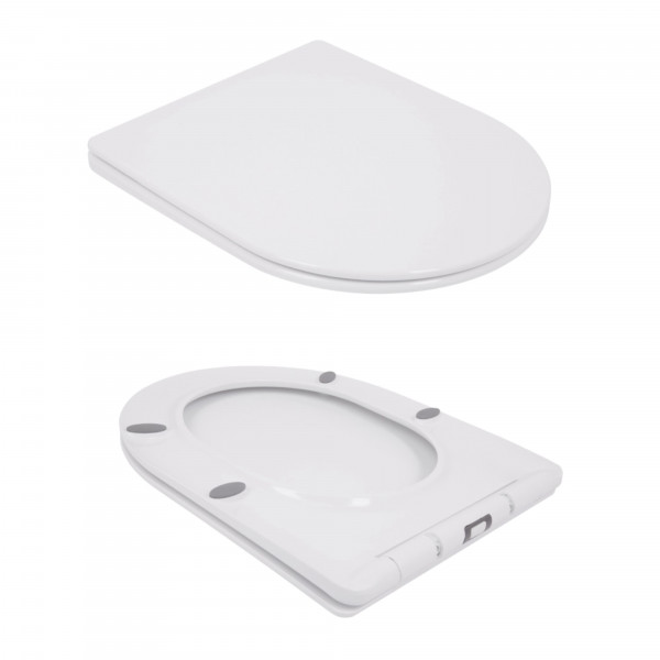 Унитаз напольный Qtap Jay Eco Ultra Quiet с сидением Soft-close 640x360x835 мм QTJAY27W48749 White